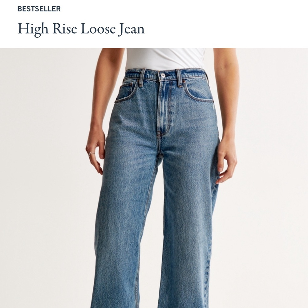 Abercrombie & Fitch Loose High Rise Jean